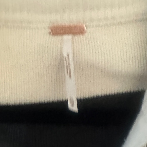 Free people Striped Black and White Sweater - Picture 2 of 2